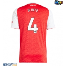 Moški Nogometni dresi Arsenal Ben White #4 Domači 2025-26 Kratek Rokav